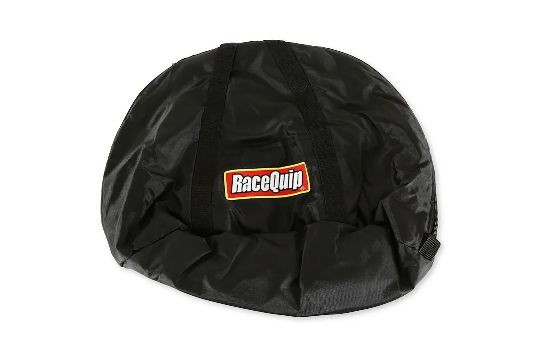 300003 – RACEQUIP Helmet Bag, With Racequip Logo Black Nylon